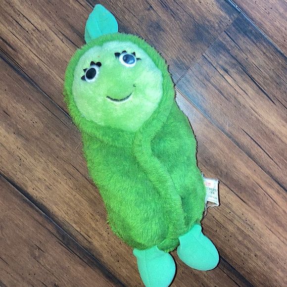Vintage Del Monte Country Yumkin Sweetie Pea Plush Stuffed Animal Collectible - Picture 2 of 6